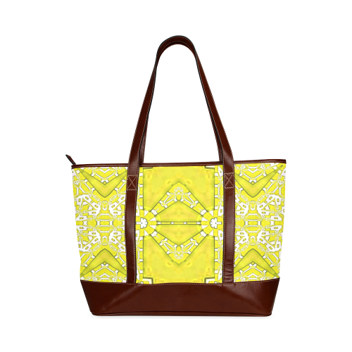 Custome tote bag with yellow shine-annabellerockz Tote Handbag (Model 1642)