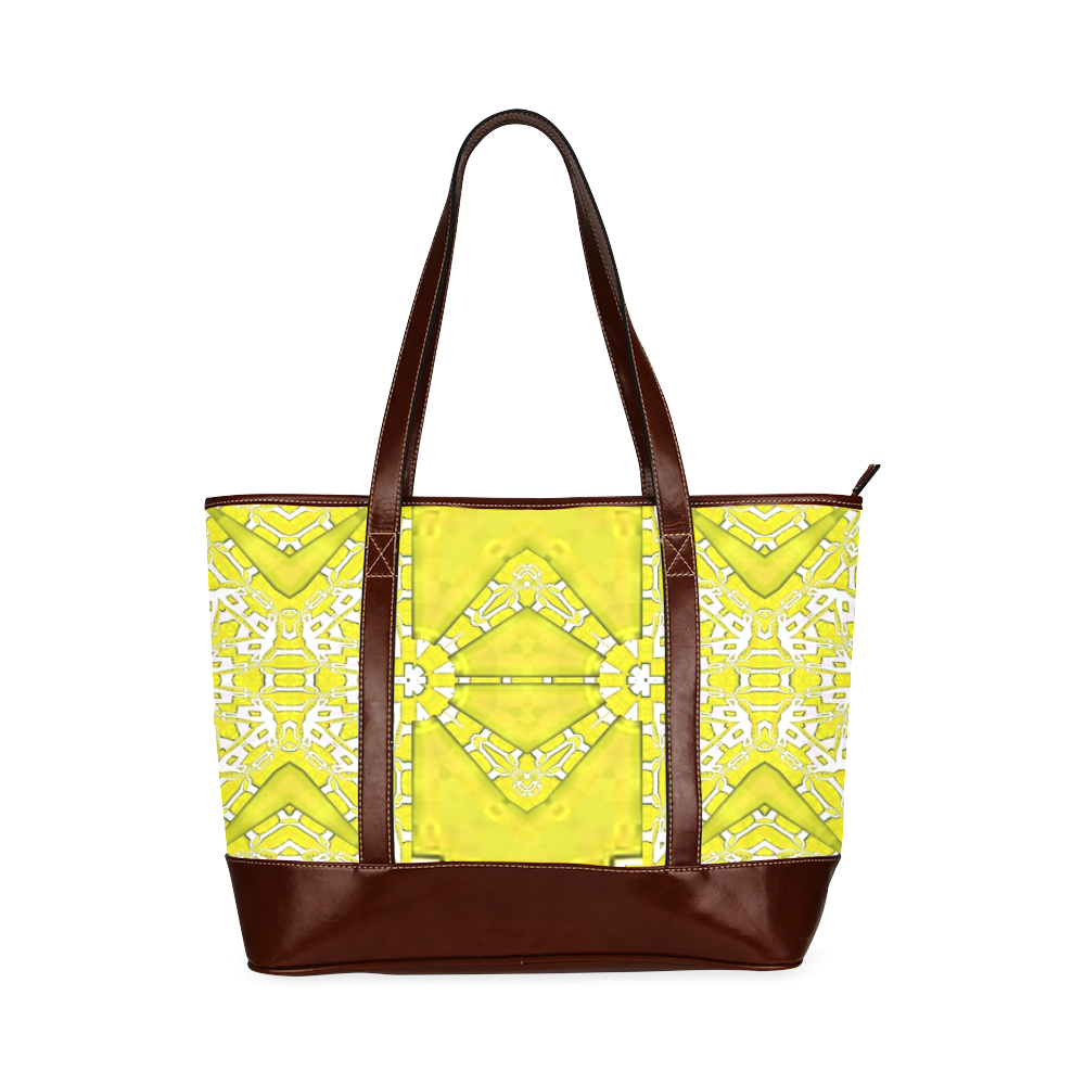 Custome tote bag with yellow shine-annabellerockz Tote Handbag (Model 1642)