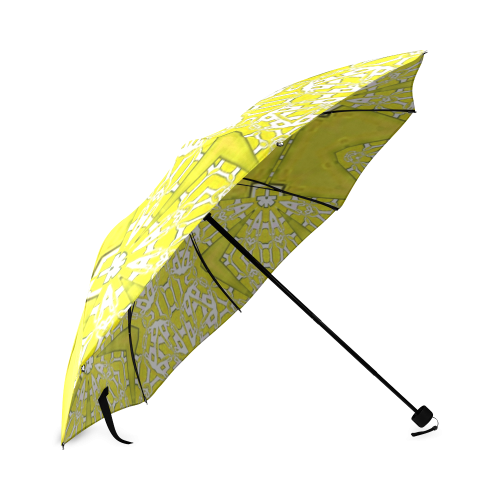 Umbrella with yellow shine-annabellerockz Foldable Umbrella (Model U01)