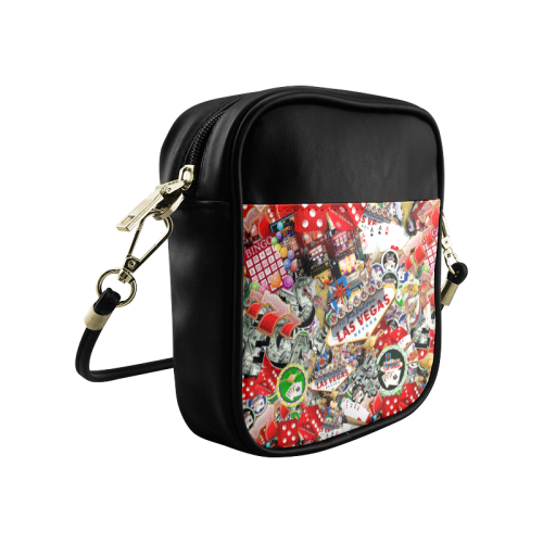 Las Vegas Icons - Gamblers Delight Sling Bag (Model 1627)