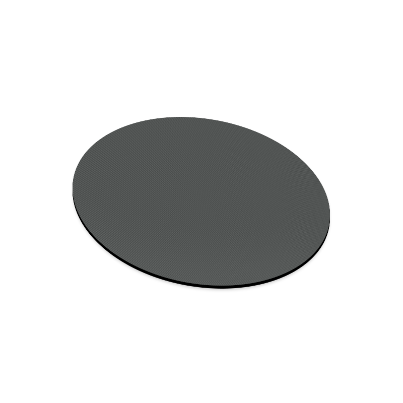 Pirate Black Color Accent Round Mousepad