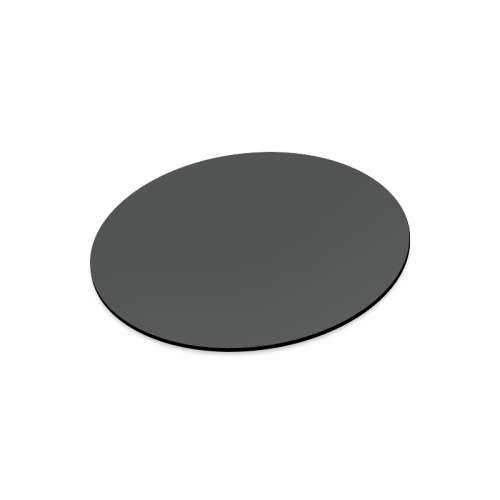 Pirate Black Color Accent Round Mousepad