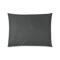 Pirate Black Color Accent Custom Zippered Pillow Case 20"x26"(Twin Sides)