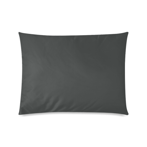 Pirate Black Color Accent Custom Zippered Pillow Case 20"x26"(Twin Sides)