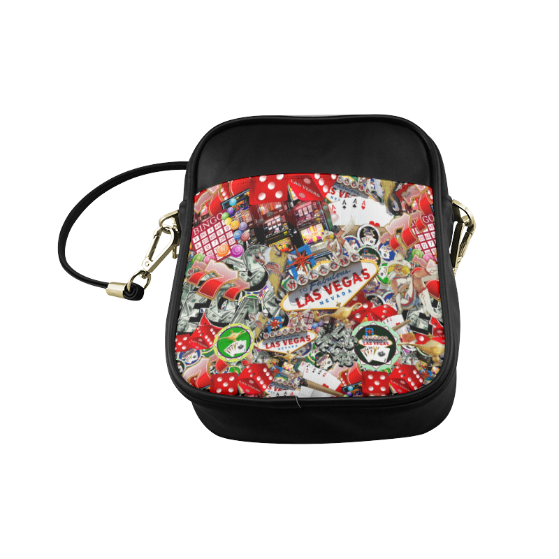 Las Vegas Icons - Gamblers Delight Sling Bag (Model 1627)