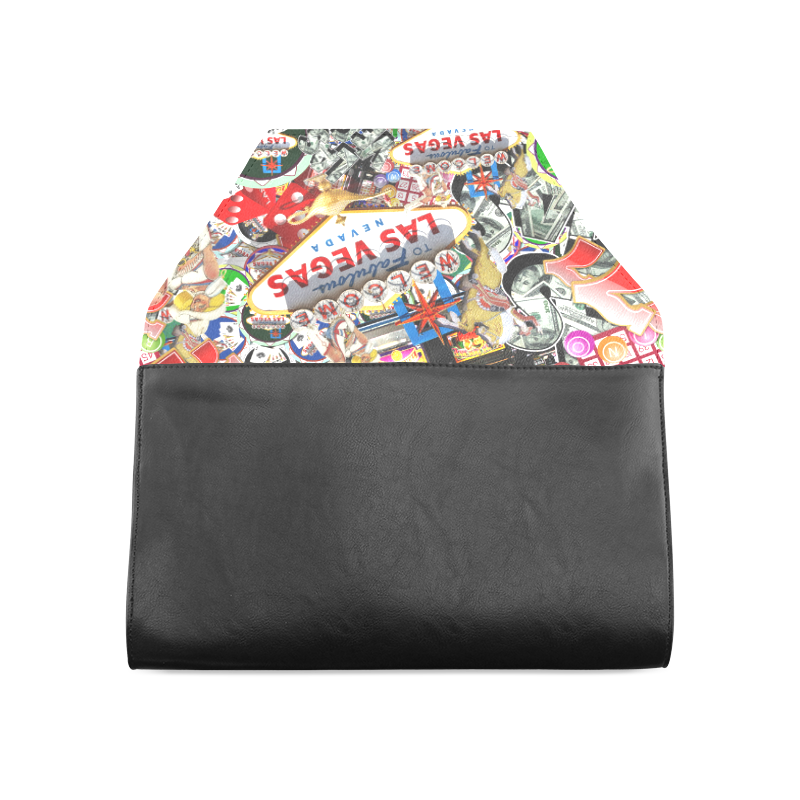 Las Vegas Icons - Gamblers Delight Clutch Bag (Model 1630)