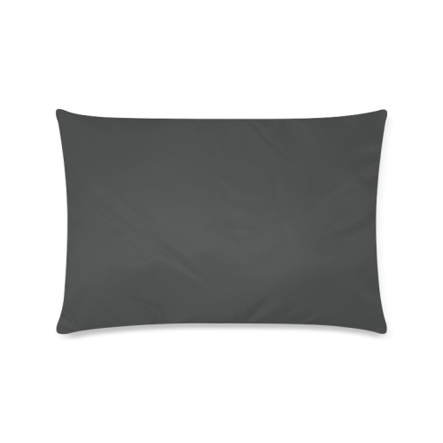 Pirate Black Color Accent Custom Zippered Pillow Case 16"x24"(Twin Sides)
