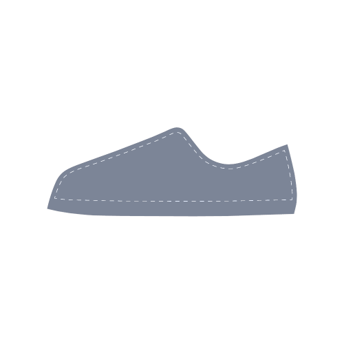 Stonewash Color Accent Women's Classic Canvas Shoes (Model 018)