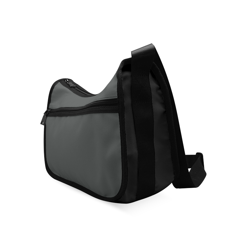 Pirate Black Color Accent Crossbody Bags (Model 1616)