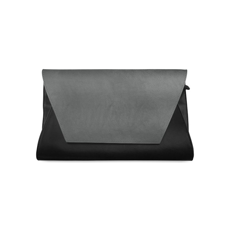 Pirate Black Color Accent Clutch Bag (Model 1630)