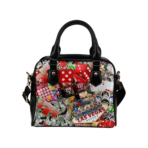 Las Vegas Icons - Gamblers Delight Shoulder Handbag (Model 1634)