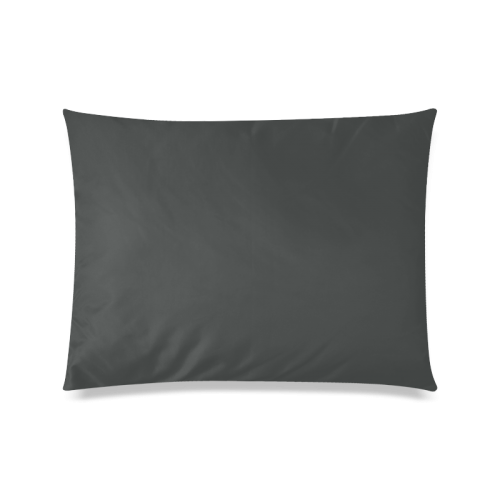 Pirate Black Color Accent Custom Zippered Pillow Case 20"x26"(Twin Sides)