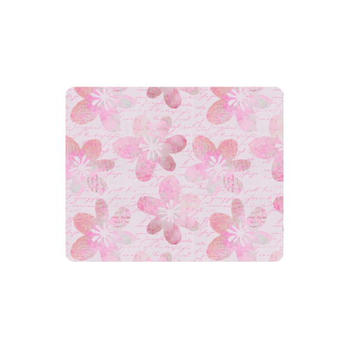 Watercolor Flower Pattern Rectangle Mousepad