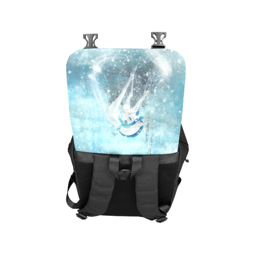 Snowflake Unicorn Casual Shoulders Backpack (Model 1623)