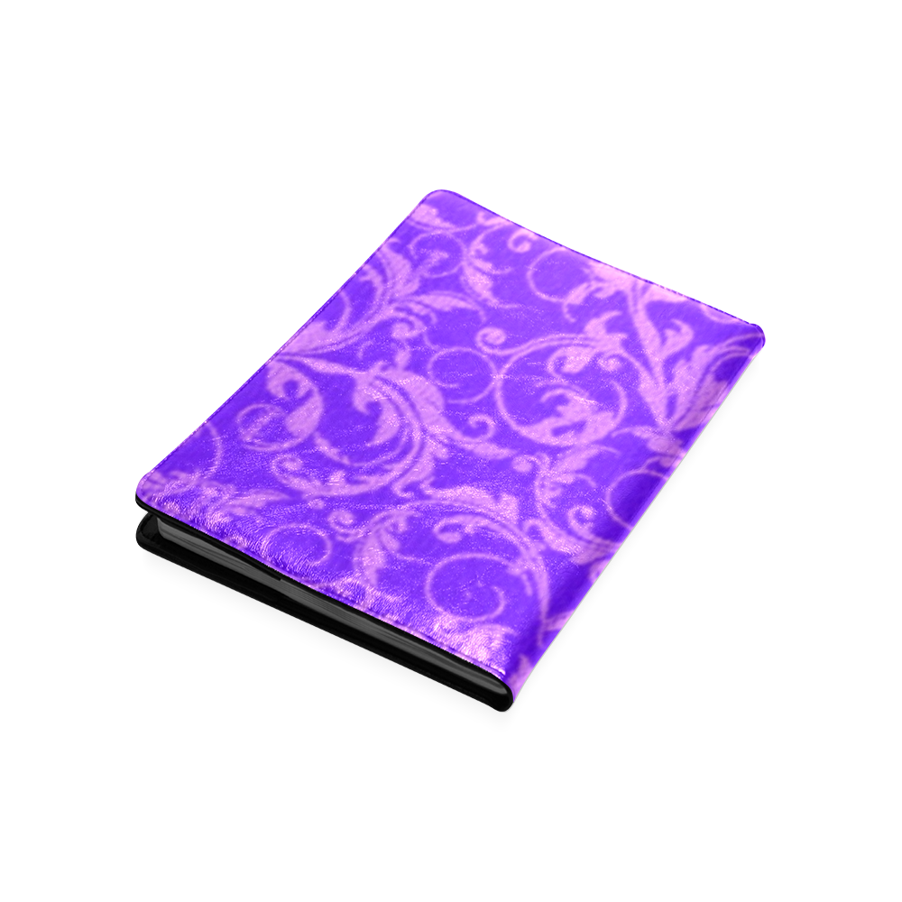 Vintage Swirls Amethyst Ultraviolet Purple Custom NoteBook B5