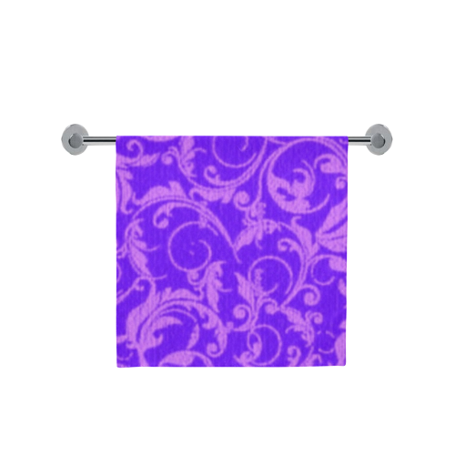 Vintage Swirls Amethyst Ultraviolet Purple Bath Towel 30"x56"