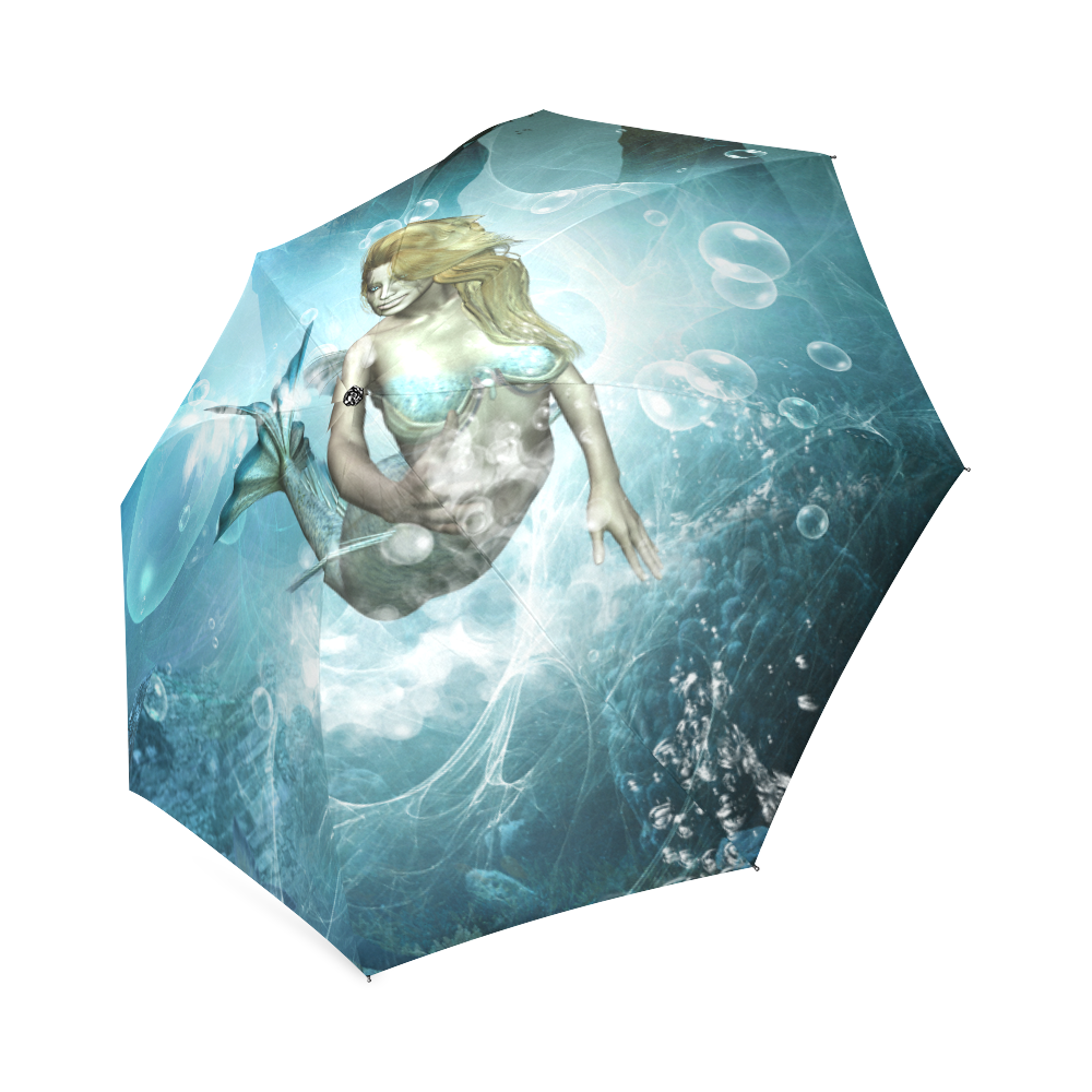Wonderful mermaid Foldable Umbrella (Model U01)