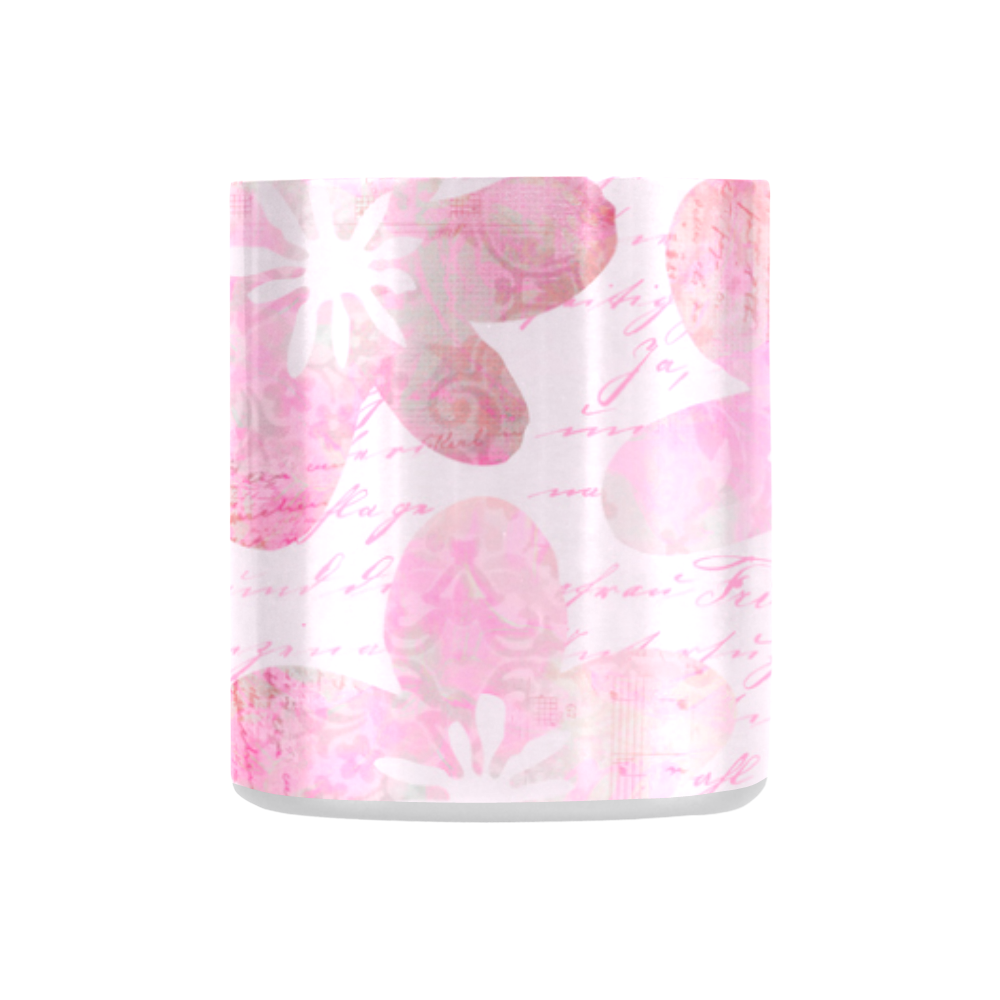 Watercolor Flower Pattern Classic Insulated Mug(10.3OZ)