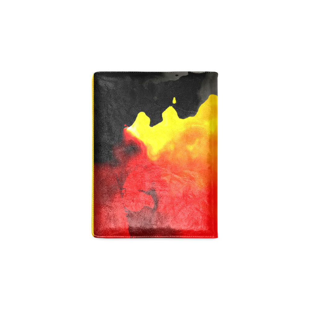 Abstract Fate, fire Custom NoteBook B5