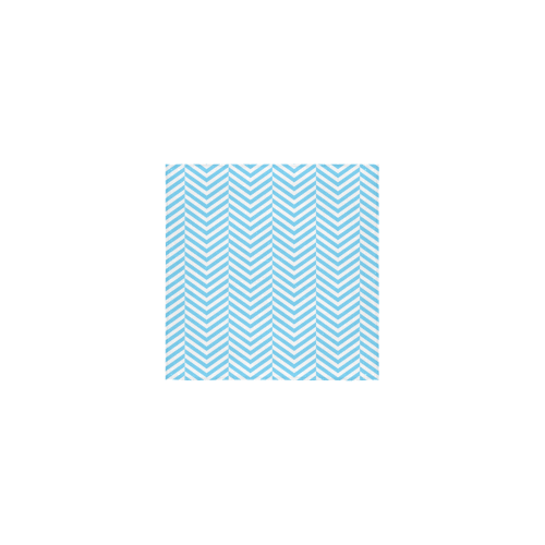 bright blue and white classic chevron pattern Square Towel 13“x13”