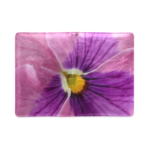 Pink and Purple Pansy Custom NoteBook A5