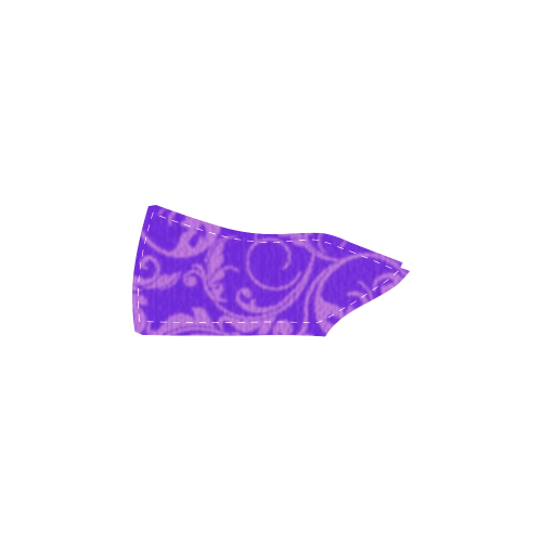 Vintage Swirls Amethyst Ultraviolet Purple Women's Slip-on Canvas Shoes (Model 019)