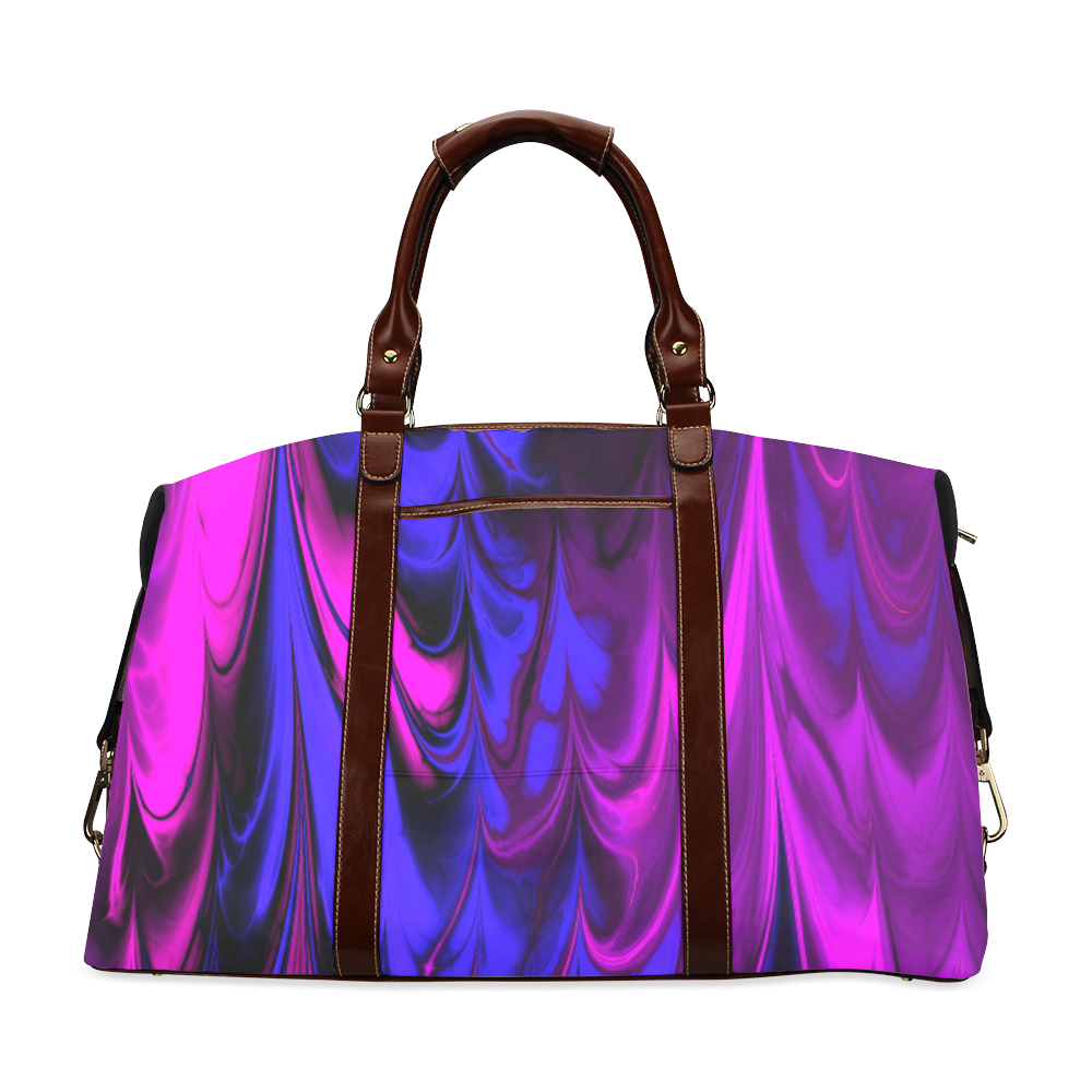awesome fractal marbled 13 Classic Travel Bag (Model 1643)