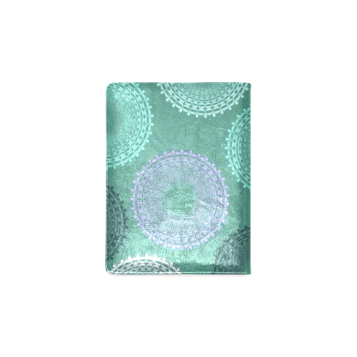 Teal Sea Foam Green Lace Doily Custom NoteBook B5