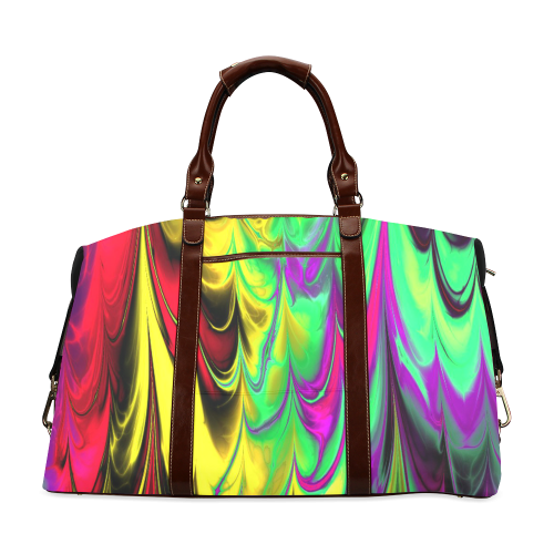 awesome fractal marbled 14 Classic Travel Bag (Model 1643)