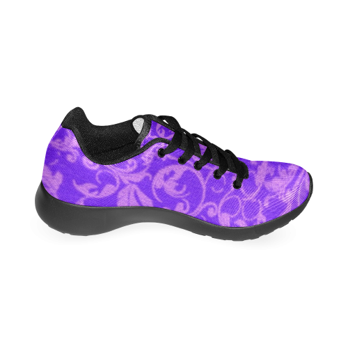 Vintage Swirls Amethyst Ultraviolet Purple Women’s Running Shoes (Model 020)