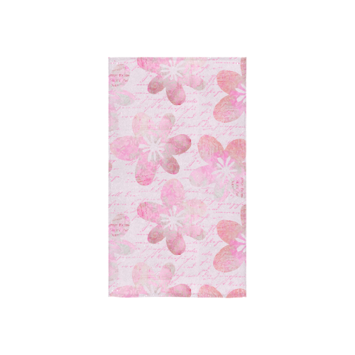 Watercolor Flower Pattern Custom Towel 16"x28"