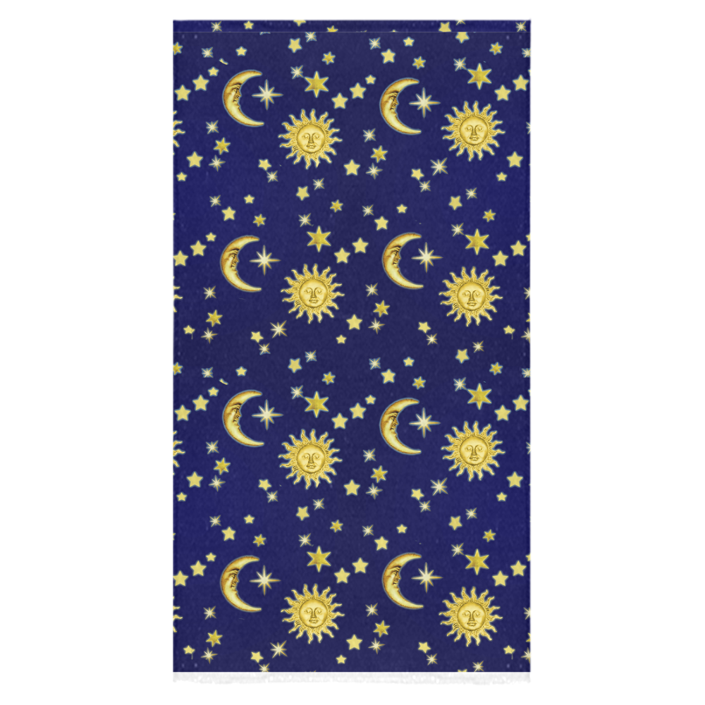 Sun, Moon & Stars Bath Towel 30"x56"