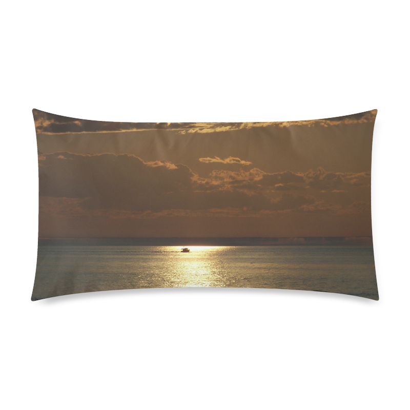 Awesome Sea Scene Custom Rectangle Pillow Case 20"x36" (one side)