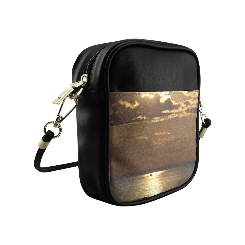 Awesome Sea Scene Sling Bag (Model 1627)