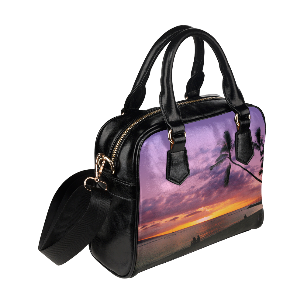 Tropical Sunset Shoulder Handbag (Model 1634)
