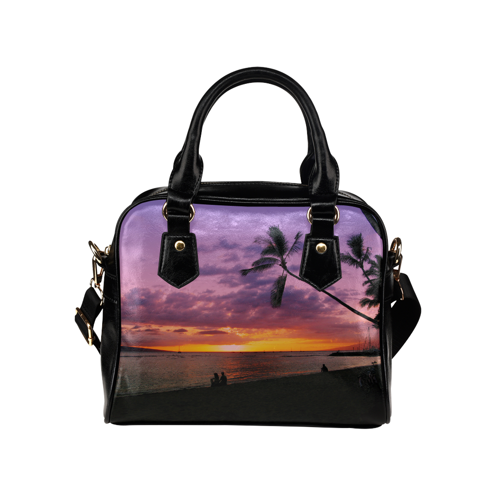 Tropical Sunset Shoulder Handbag (Model 1634)