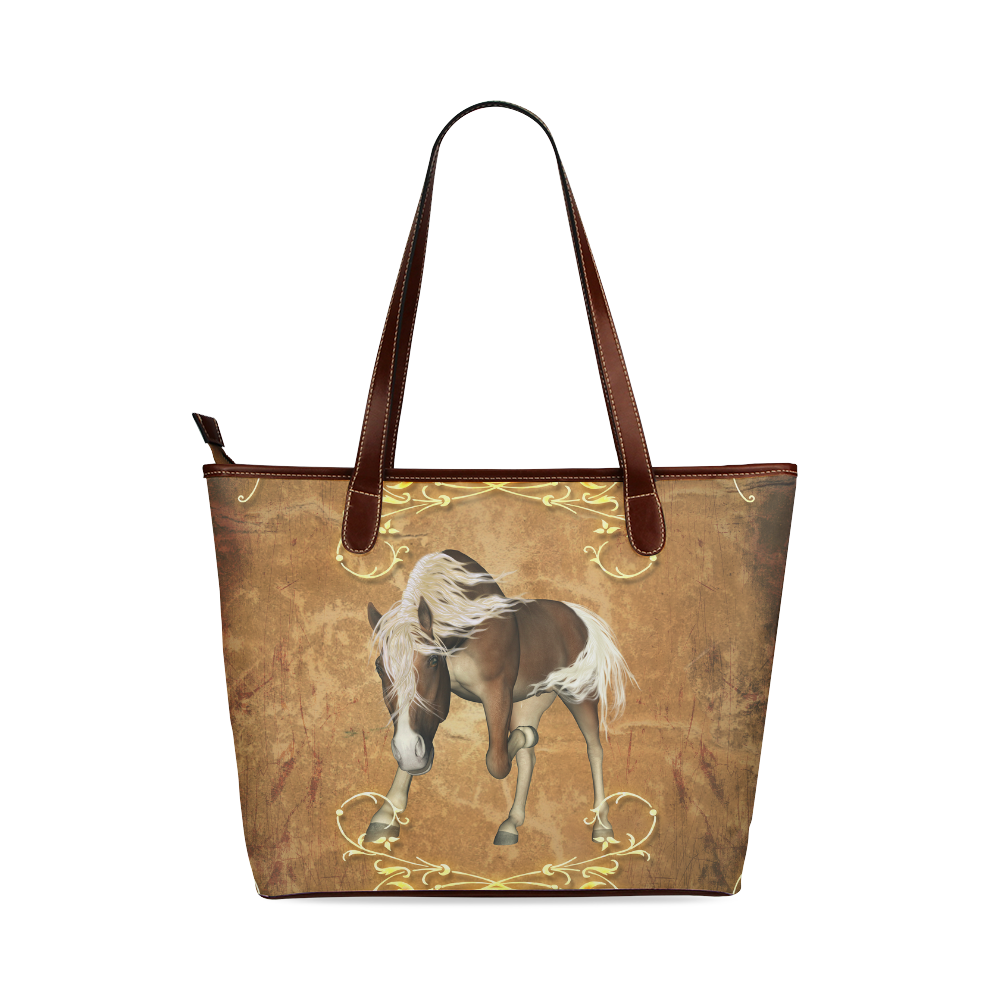 Wonderful horse Shoulder Tote Bag (Model 1646)