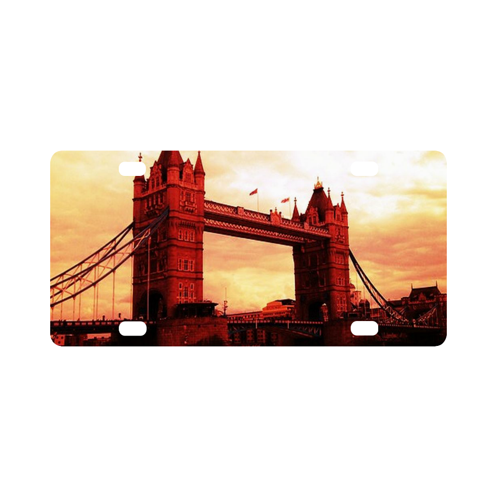 Travel-London Tower Bridge Classic License Plate