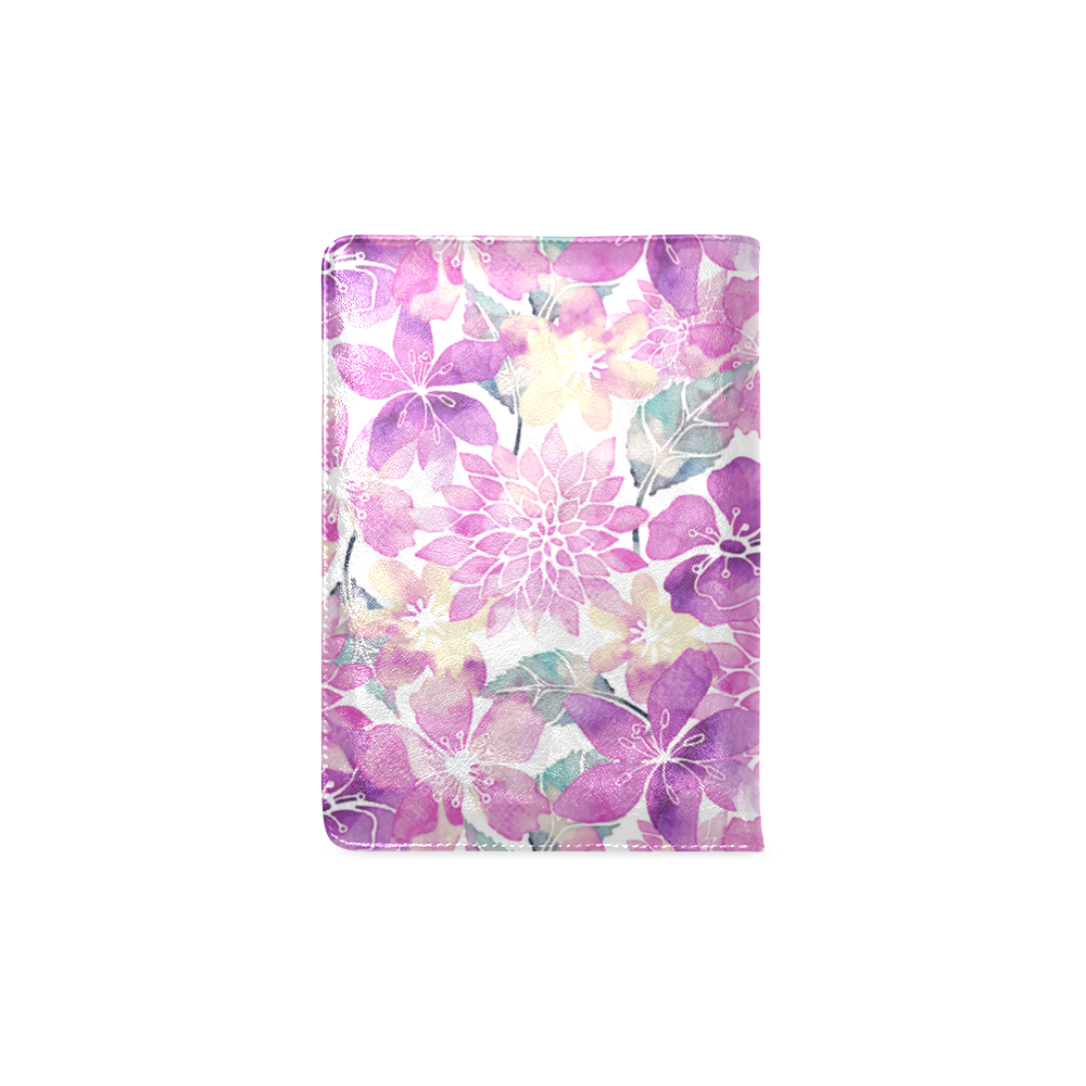 Watercolor Flower Pattern Custom NoteBook A5