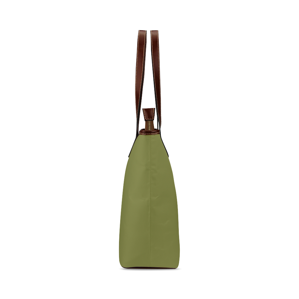 Woodbine Color Accent Shoulder Tote Bag (Model 1646)