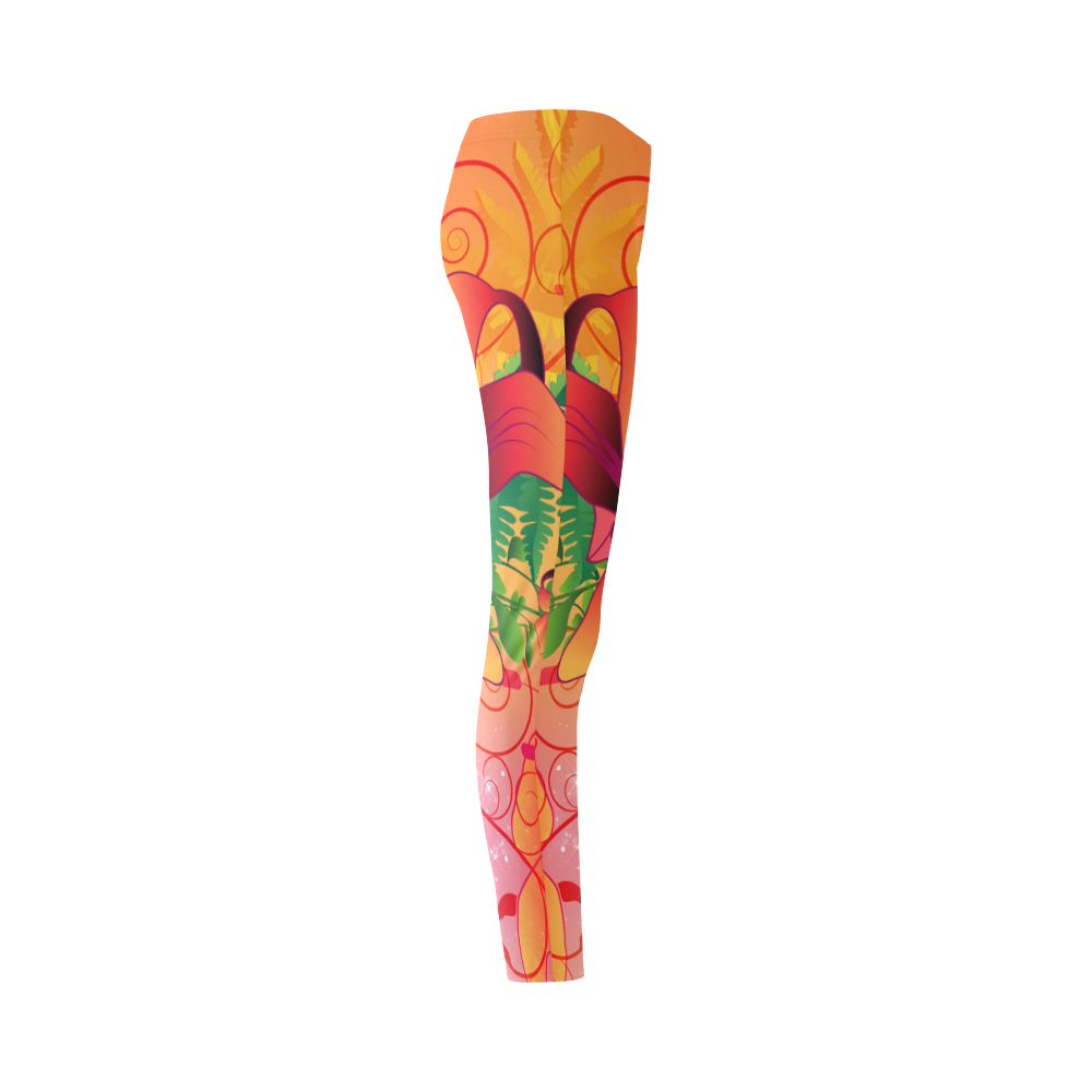Summer design, wonderful flowers Cassandra Women's Leggings (Model L01)