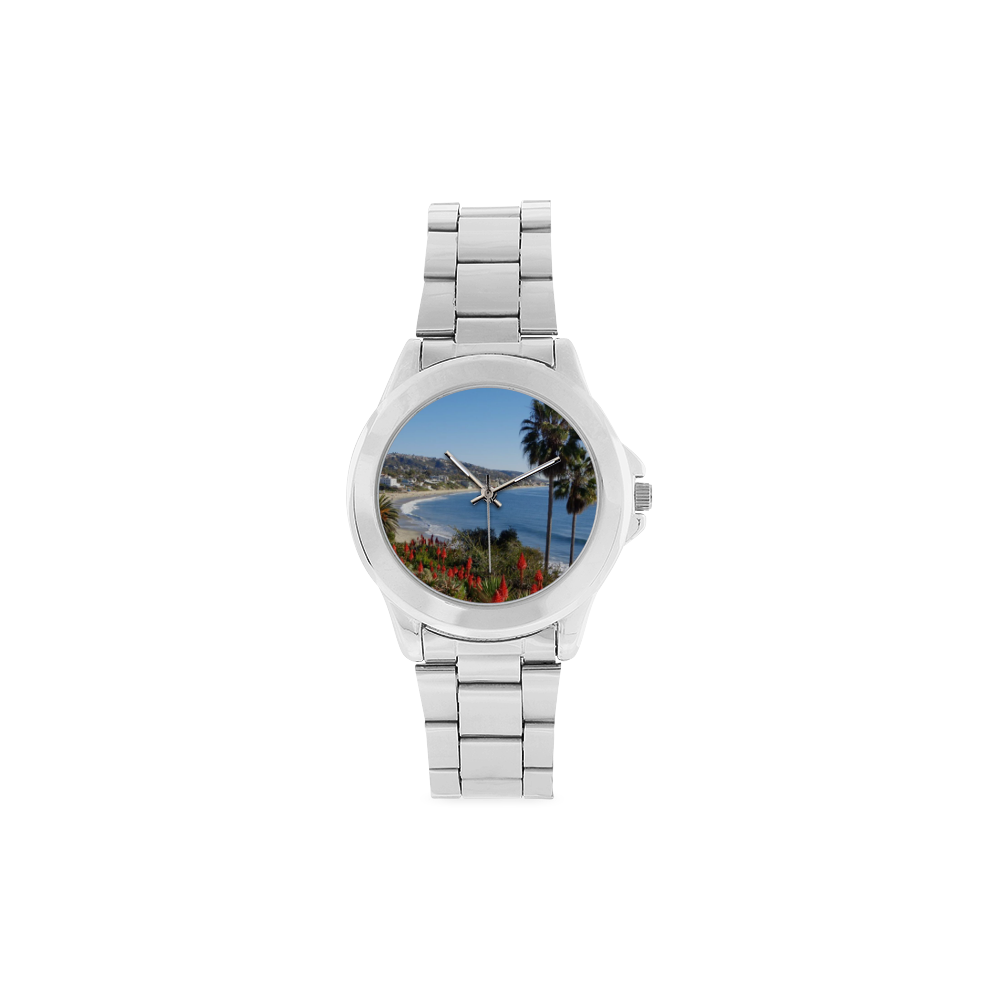 Travel-Laguna Beach Unisex Stainless Steel Watch(Model 103)