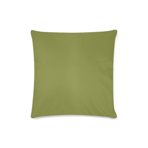 Woodbine Color Accent Custom Zippered Pillow Case 16"x16"(Twin Sides)