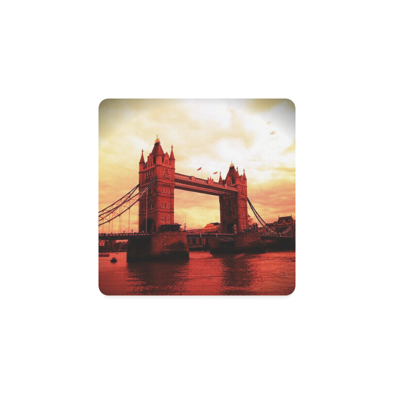 Travel-London Tower Bridge Square Coaster