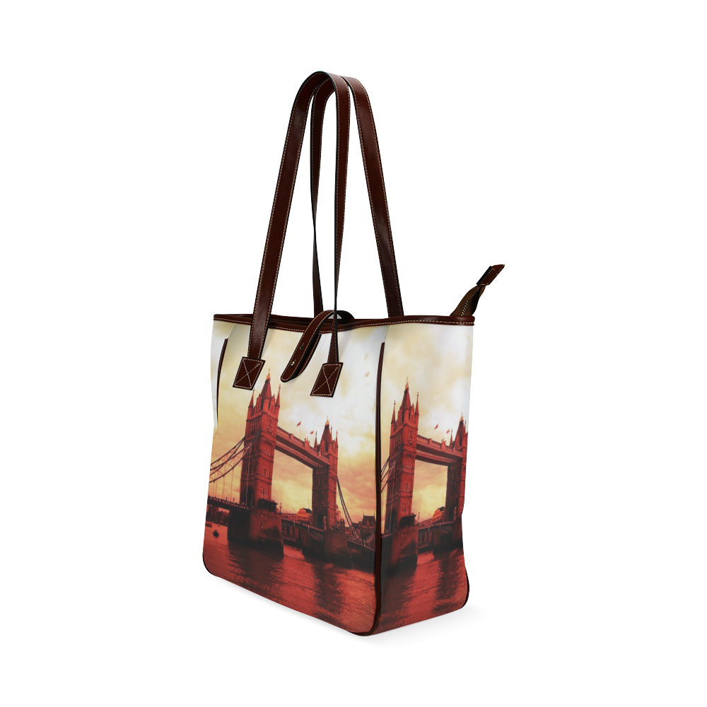 Travel-London Tower Bridge Classic Tote Bag (Model 1644)