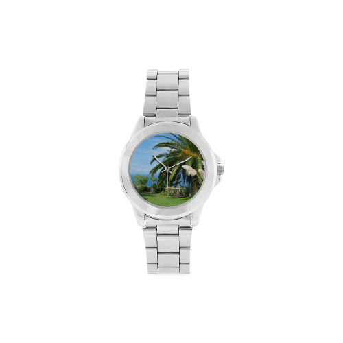 Travel-sunny Tenerife Unisex Stainless Steel Watch(Model 103)