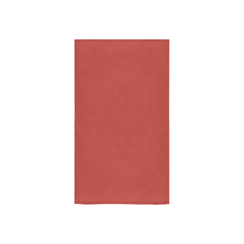 Aurora Red Color Accent Custom Towel 16"x28"