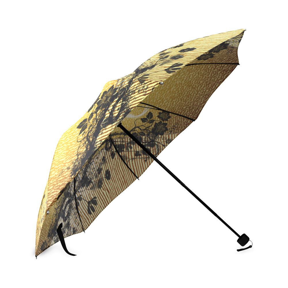 Music, decorative clef Foldable Umbrella (Model U01)