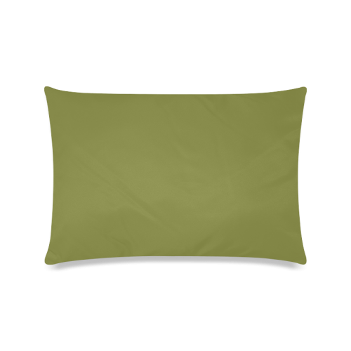 Woodbine Color Accent Custom Zippered Pillow Case 16"x24"(Twin Sides)