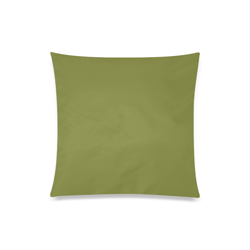 Woodbine Color Accent Custom Zippered Pillow Case 20"x20"(One Side)